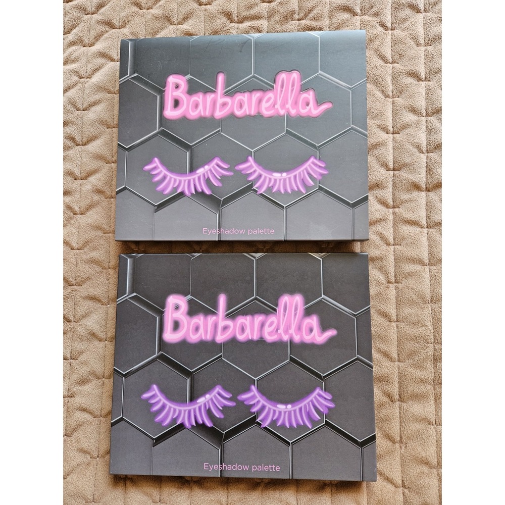 NIB Beebeauty London BARBARELLA Eyeshadow Palette, 20 Shades, Matte & Glitter